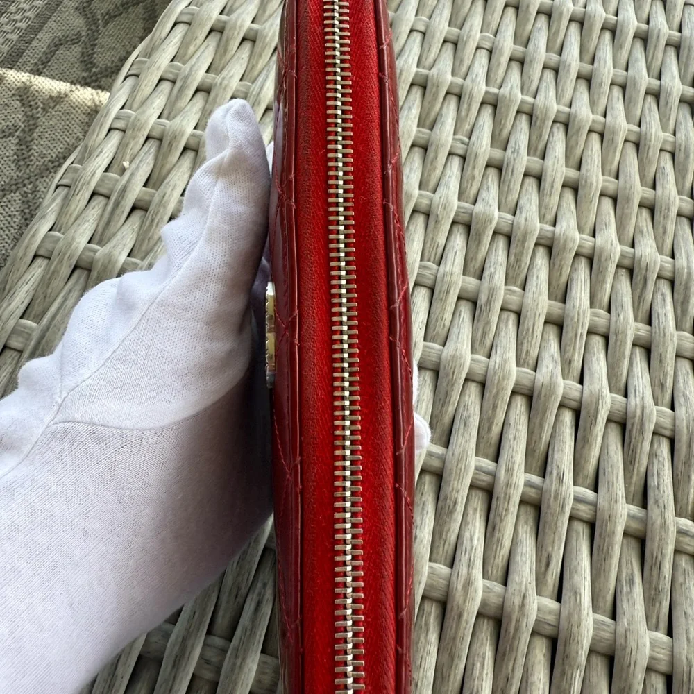 Chanel Long Wallet  Red Patent leather - Picture 9 of 10